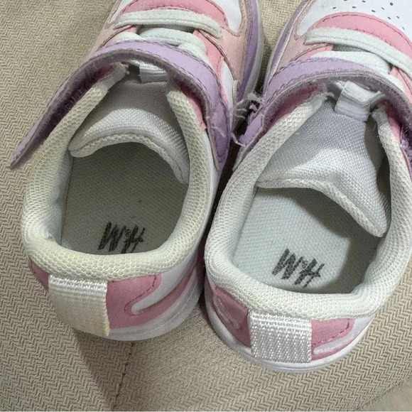 H&M kids sneakers toddler girl padded mesh platform baby air force shoes pastel - Picture 7 of 9